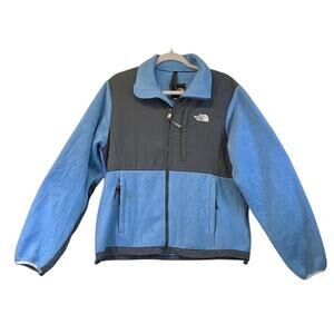 THE NORTH FACE WomensL Light Blue/Gray POLARTEC FullZipper Jacket OutdoorsCozy